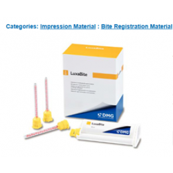 LuxaBite - Bisacryl Registration Material - Blue 50 ml Cartridge with Tips